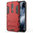 Slim Armour Tough Shockproof Case & Stand for Nokia 6.1 Plus - Red